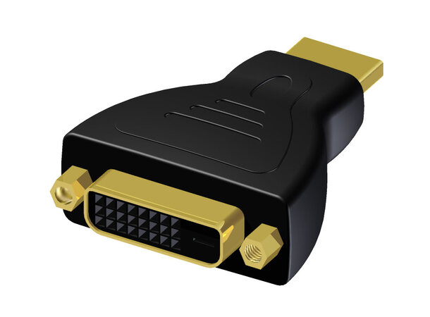 Procab VA420 Adapter HDMI Han to DVI Hun adapter single link 